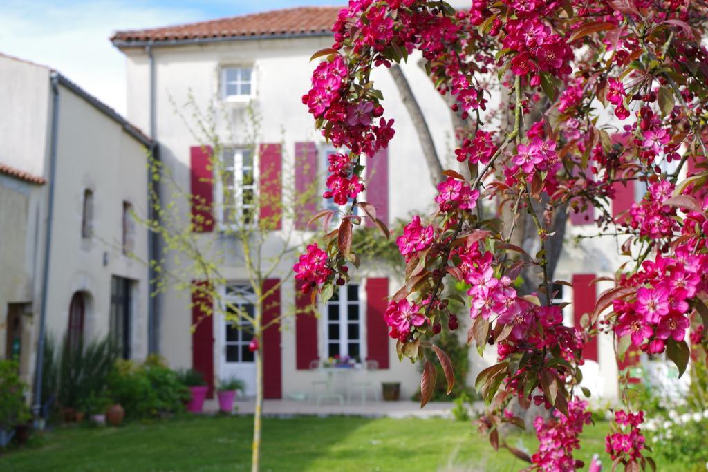 Bed and Breakfast Le Logis De La Poupeliere Vouhé Esterno foto
